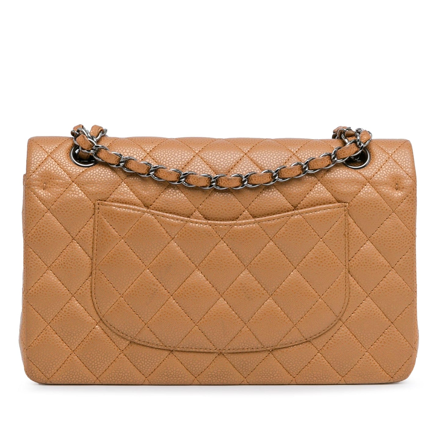 Chanel Medium Classic Metallic Caviar Double Flap (SHG-VjNNbF) Shoulder Bag