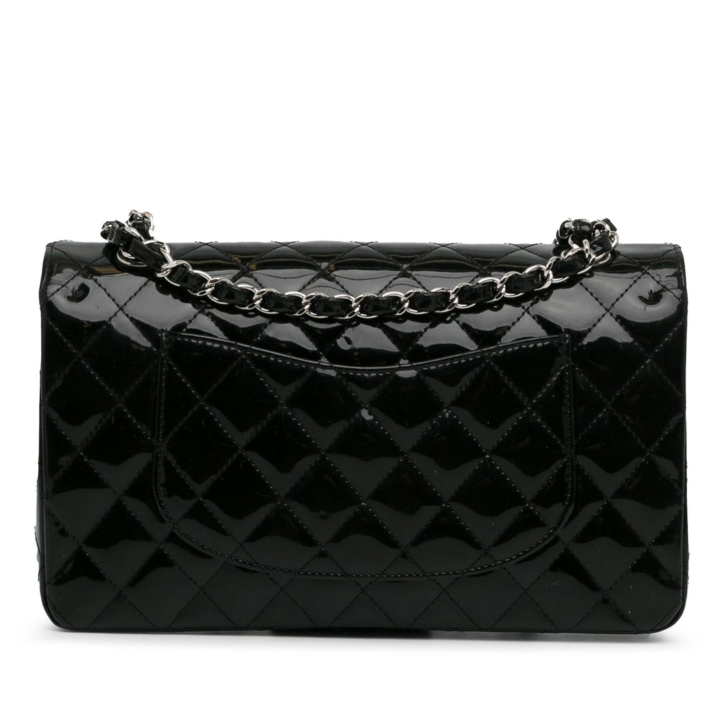 Chanel Medium Classic Patent Double Flap (SHG-ljczdp) Shoulder Bag