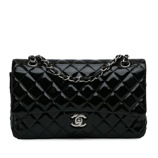 Chanel Medium Classic Patent Double Flap (SHG-60TH8D) Shoulder Bag