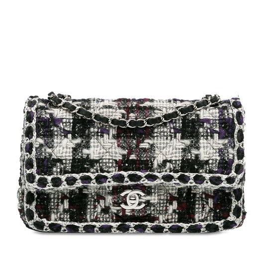 Chanel Medium Classic Tweed Double Flap (SHG-J5aO5L) Shoulder Bag
