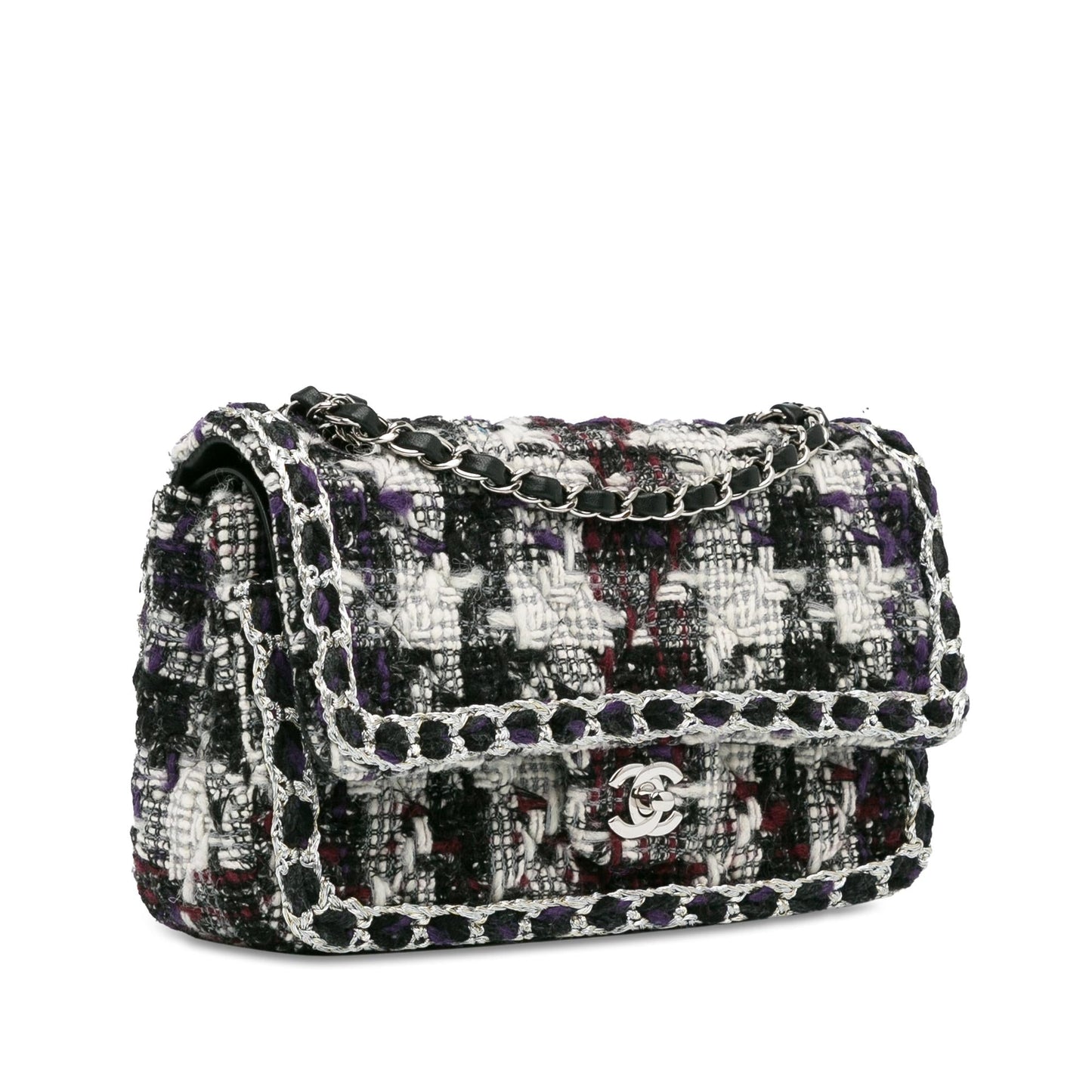 Chanel Medium Classic Tweed Double Flap (SHG-J5aO5L) Shoulder Bag
