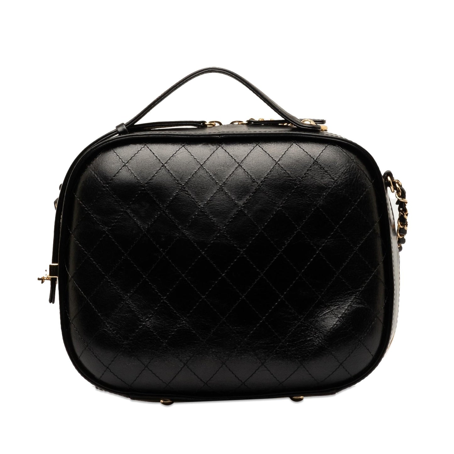 Chanel Medium Crumpled Calfskin Vanity Case (SHG-tJJn02) Handbag