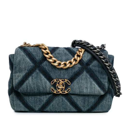 Chanel Medium 19 Flap (SHG-IFvKfN) Shoulder Bag