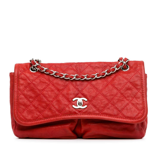 Chanel Medium Grained Calfskin Natural Beauty Flap (SHG-7g4FUr) Shoulder Bag