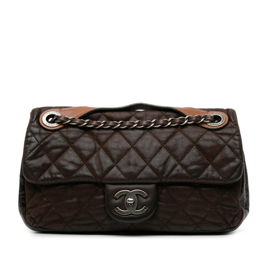 Chanel Medium Iridescent Calfskin In The Mix Flap (SHG-6KToLL) Shoulder Bag