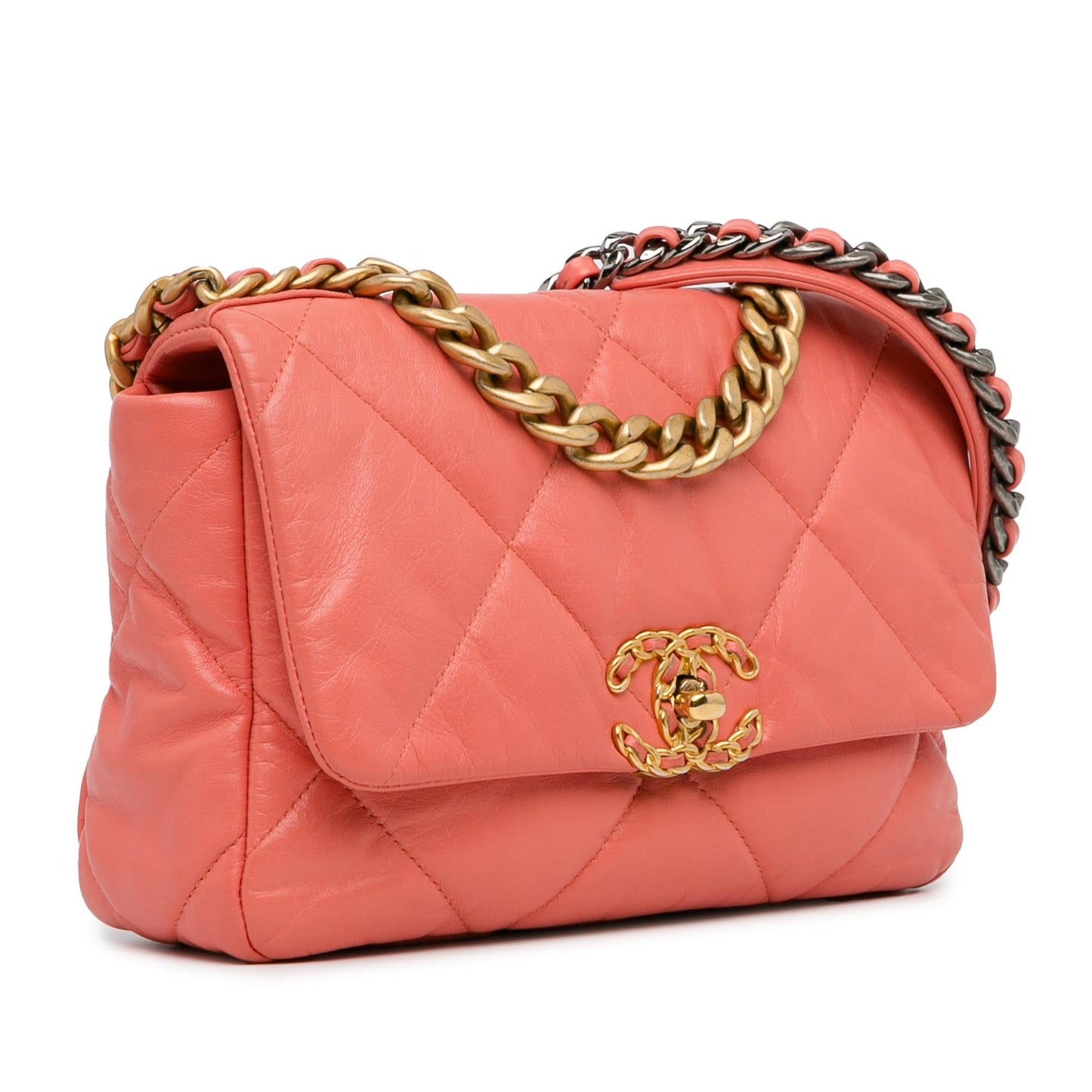 Chanel Medium Lambskin 19 Flap (SHG-WzCxqm) Shoulder Bag