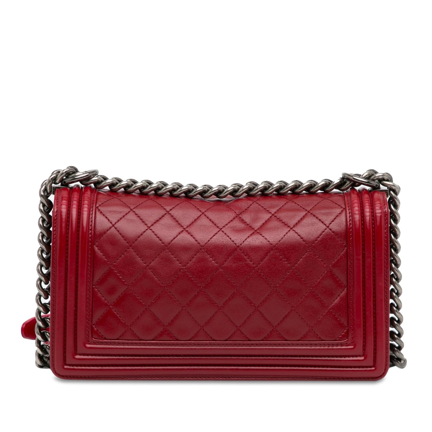 Chanel Medium Lambskin Boy Flap (SHG-c1RccM) Crossbody
