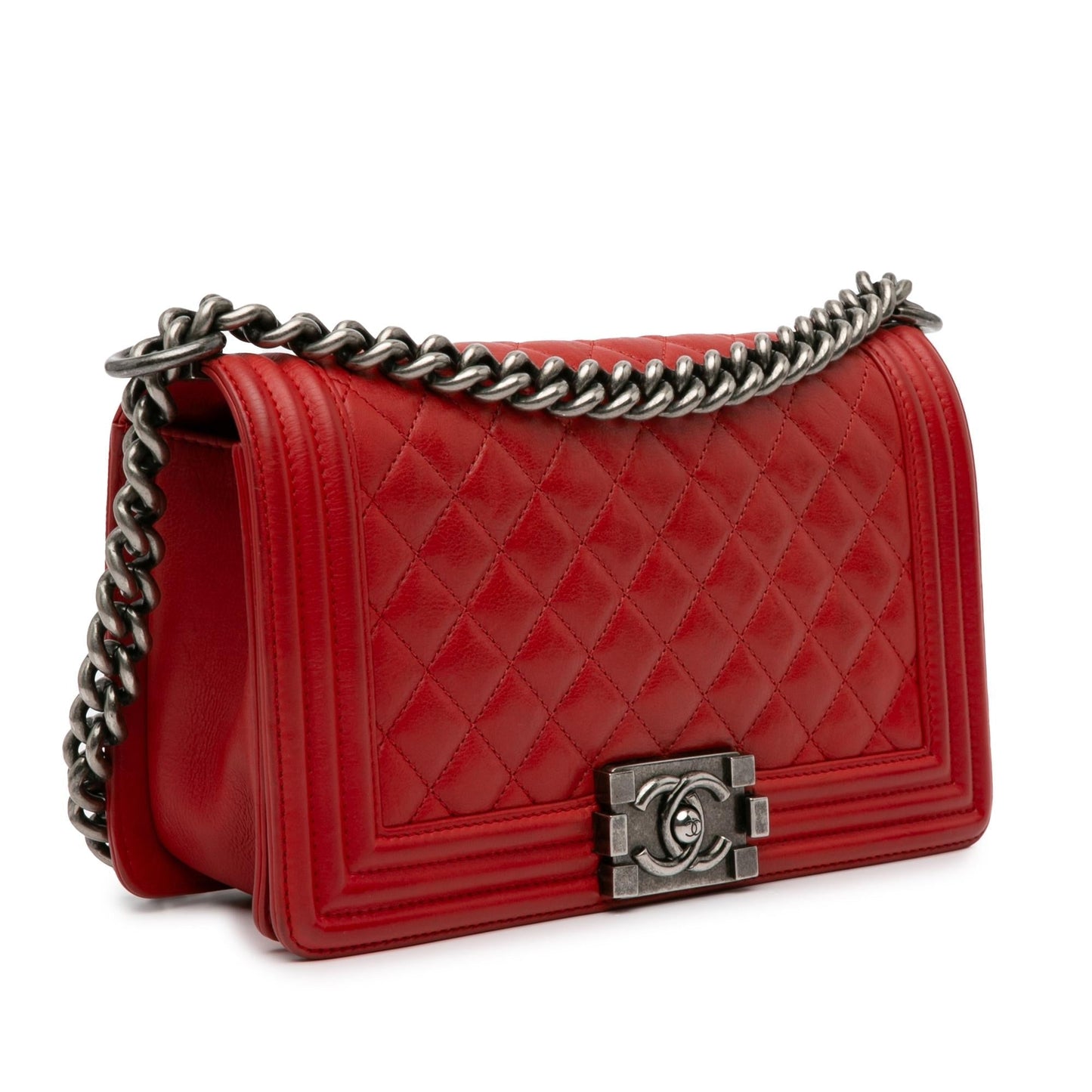 Chanel Medium Lambskin Boy Flap (SHG-INz5UJ) Crossbody