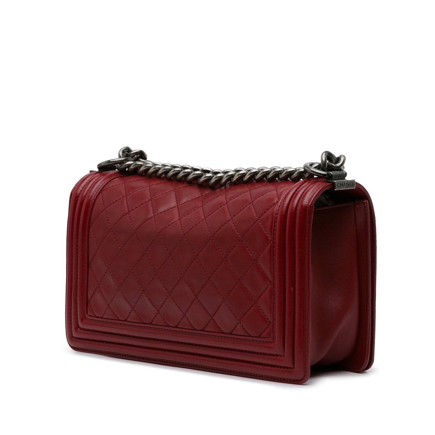 Chanel Medium Lambskin Boy Flap (SHG-xqrGFO) Crossbody