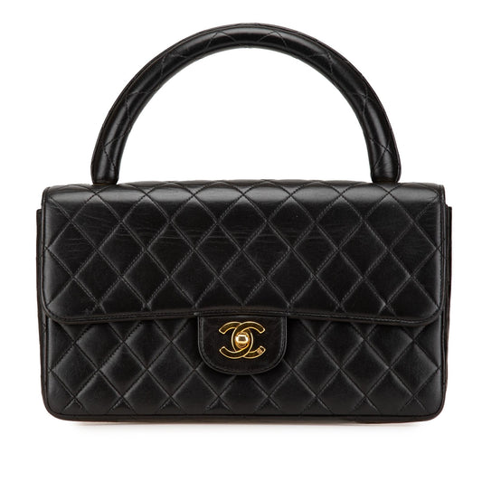 Chanel Medium Lambskin Kelly Parent Top Handle Bag