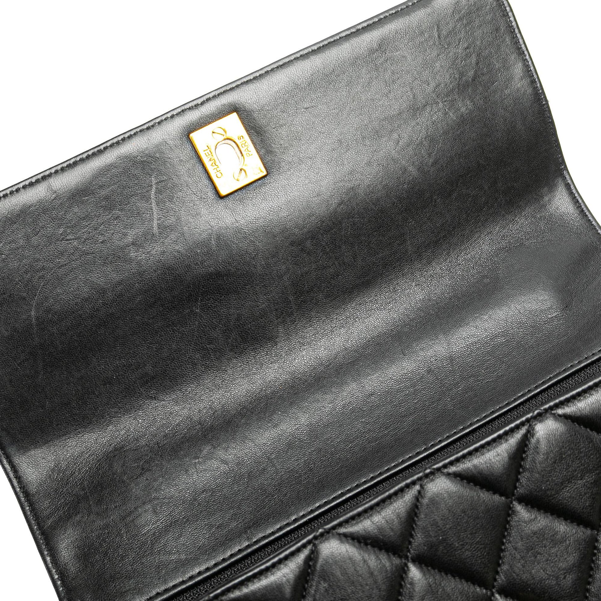 Chanel Medium Lambskin Kelly Top Handle Bag