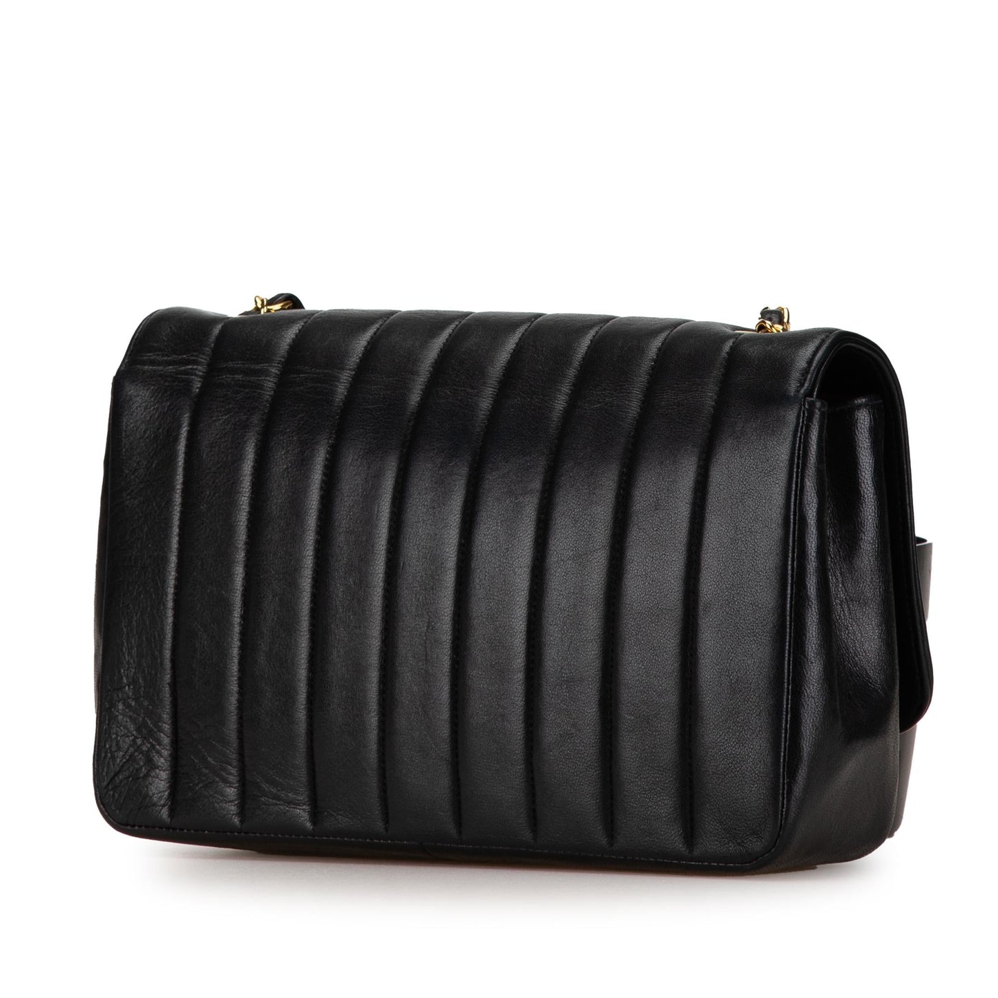 Chanel Medium Lambskin Vertical Border Flap (SHG-t5P50W) Crossbody