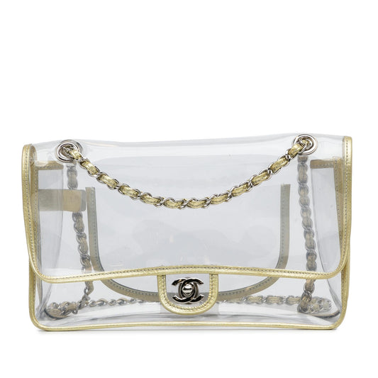 Chanel Medium Naked Flap (SHG-4nxQaf) Shoulder Bag
