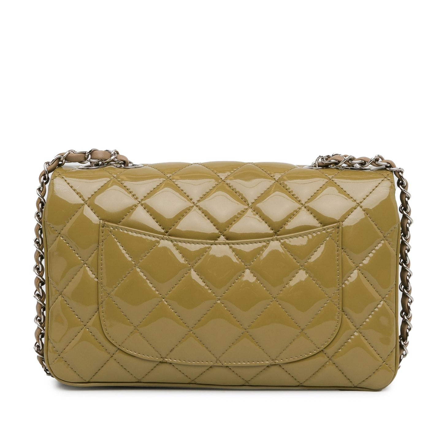 Chanel Medium Patent 3 Accordion Flap (SHG-PxIozj) Shoulder Bag