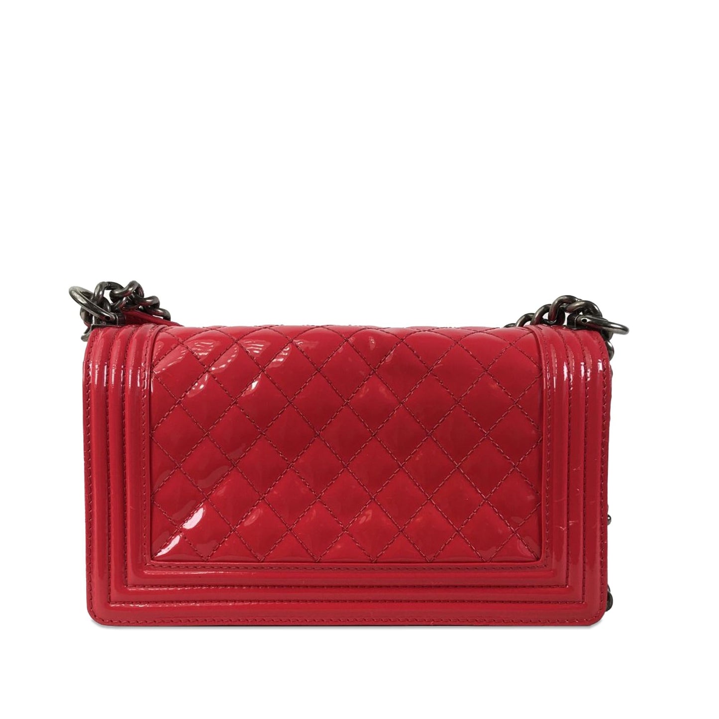 Chanel Medium Patent Boy Flap (SHG-Q9F2oG) Crossbody