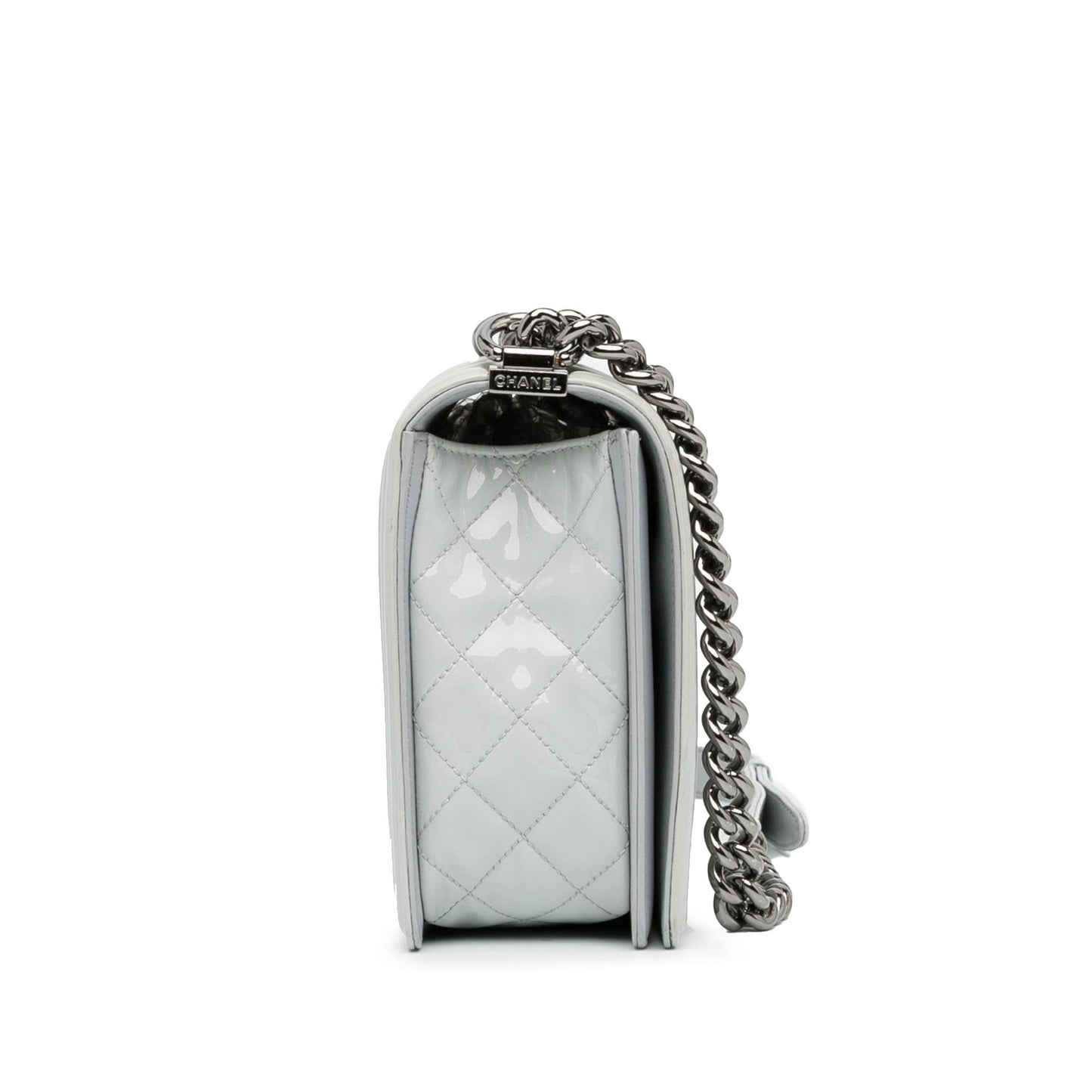Chanel Medium Patent Boy Flap (SHG-xNr2HC) Crossbody