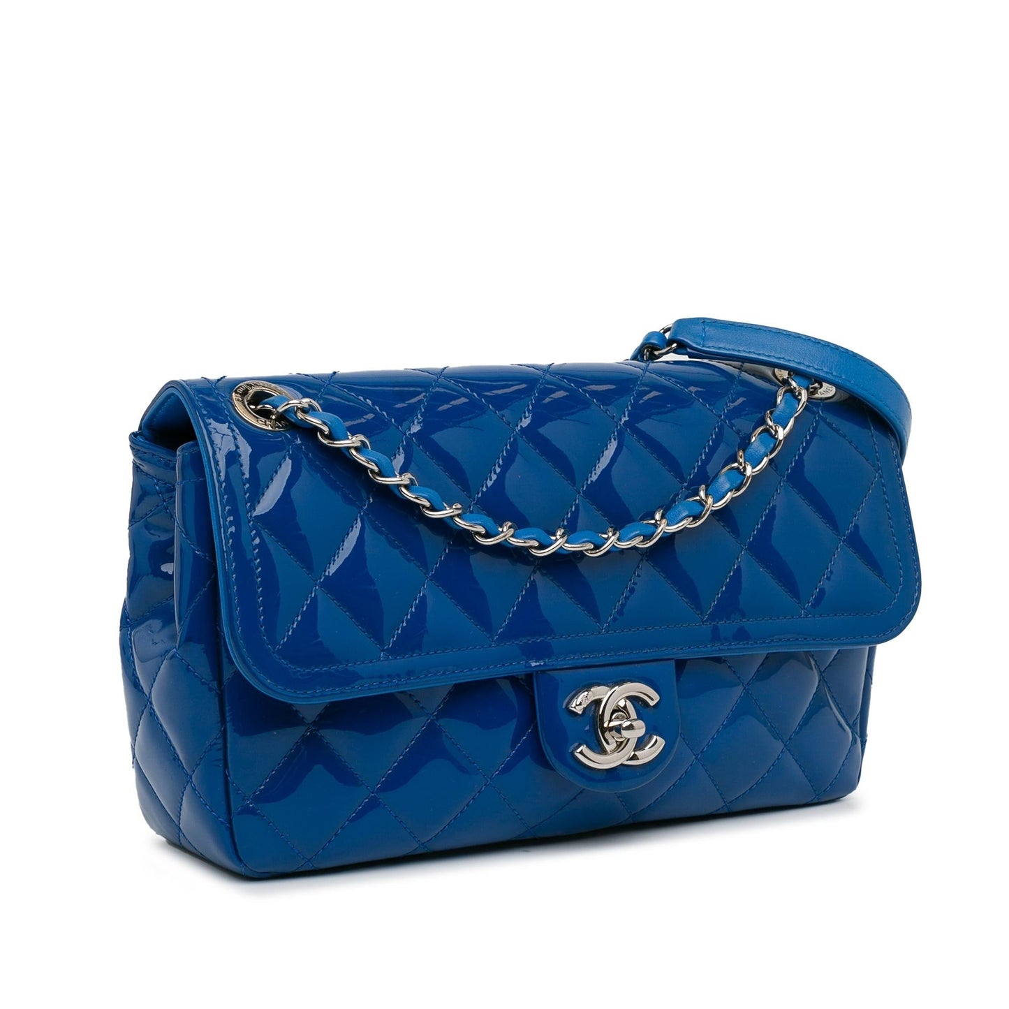 Chanel Medium Patent Coco Shine Flap (SHG-Aqx4H2) Crossbody