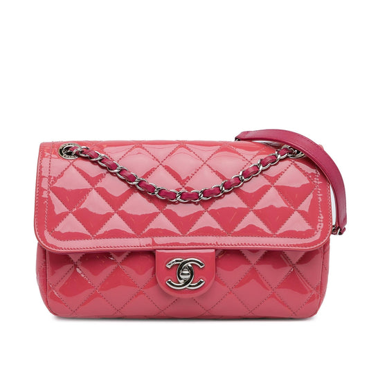 Chanel Medium Patent Coco Shine Flap (SHG-nPn5nJ) Shoulder Bag