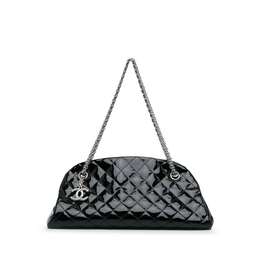 Chanel Medium Patent Just Mademoiselle Shoulder Bag (SHG-IKOedq)