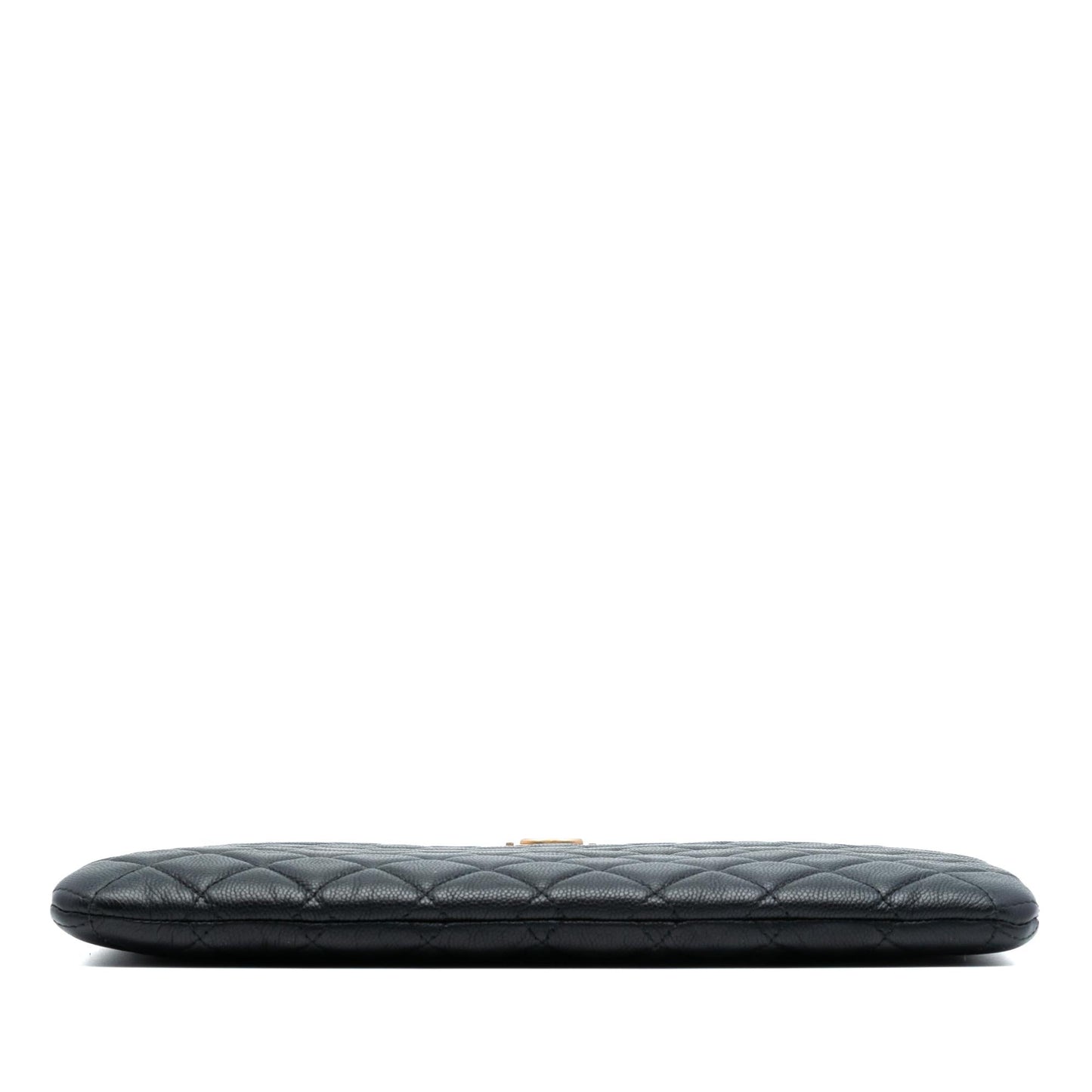 Chanel Medium Quilted Caviar Boy O Case Clutch