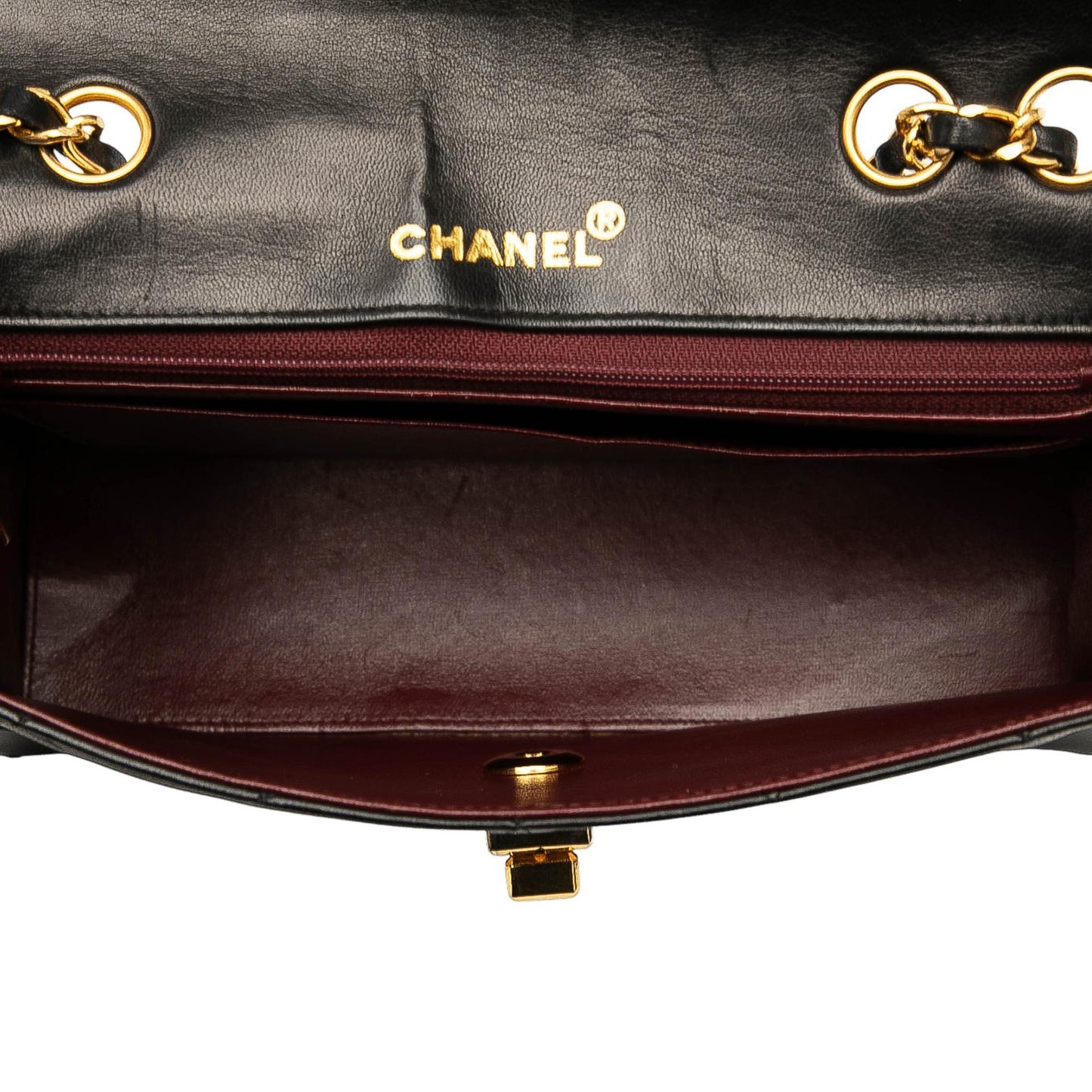 Chanel Medium Quilted Lambskin Mademoiselle Single Flap