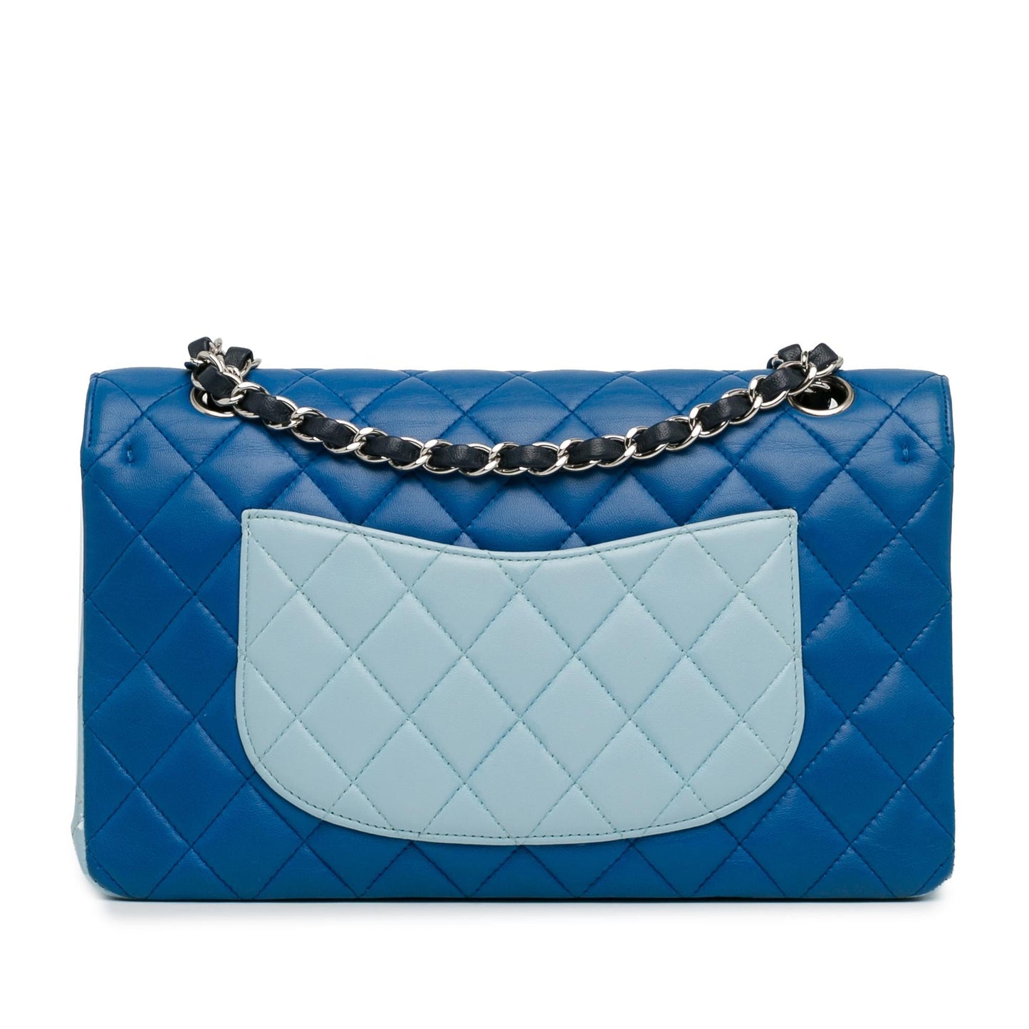 Chanel Medium Tricolor Lambskin Double Flap (SHG-9xy5Fb) Shoulder Bag