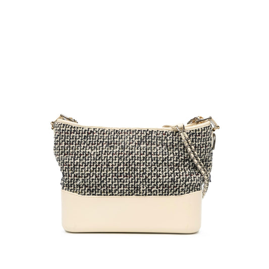 Chanel Medium Tweed and Lambskin Gabrielle Crossbody (SHG-82DA66)