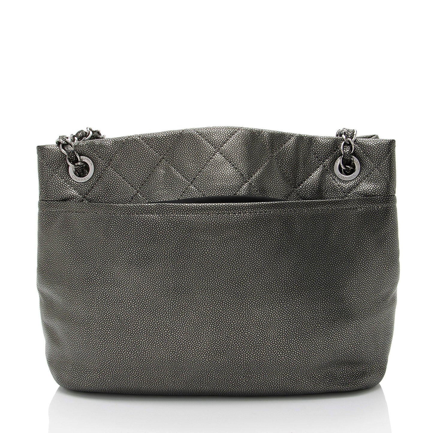 Chanel Metallic Caviar Leather Timeless CC Soft Tote