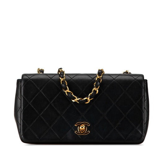 Chanel Mini CC Quilted Lambskin Full Flap (SHG-0wCtNp) Crossbody
