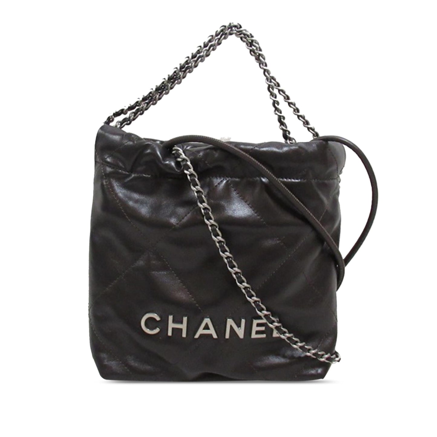 Chanel Mini Calfskin 22 Satchel (SHG-6zESvW) Handbag