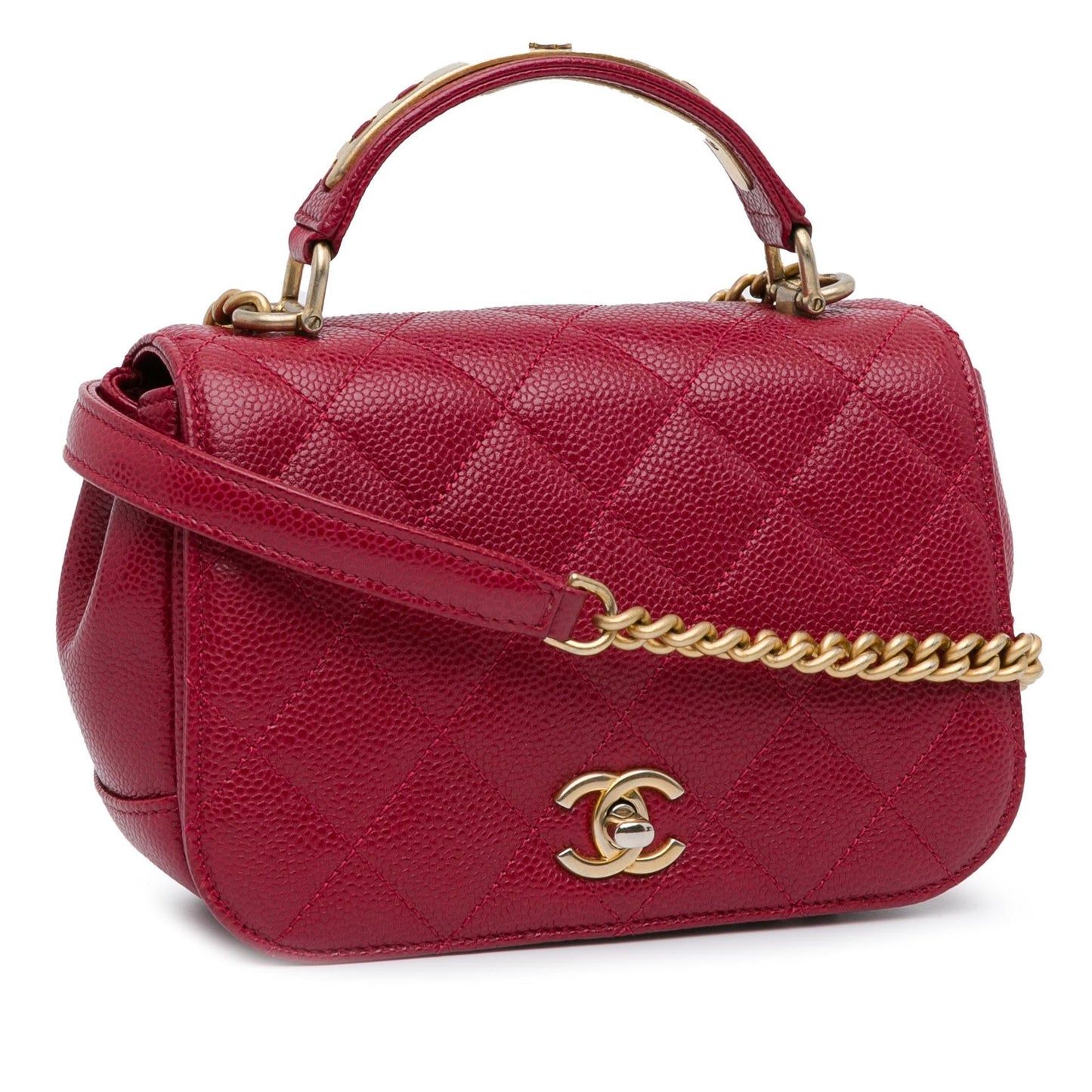 Chanel Mini Caviar Carry Around Flap (SHG-U05LF8) Shoulder Bag
