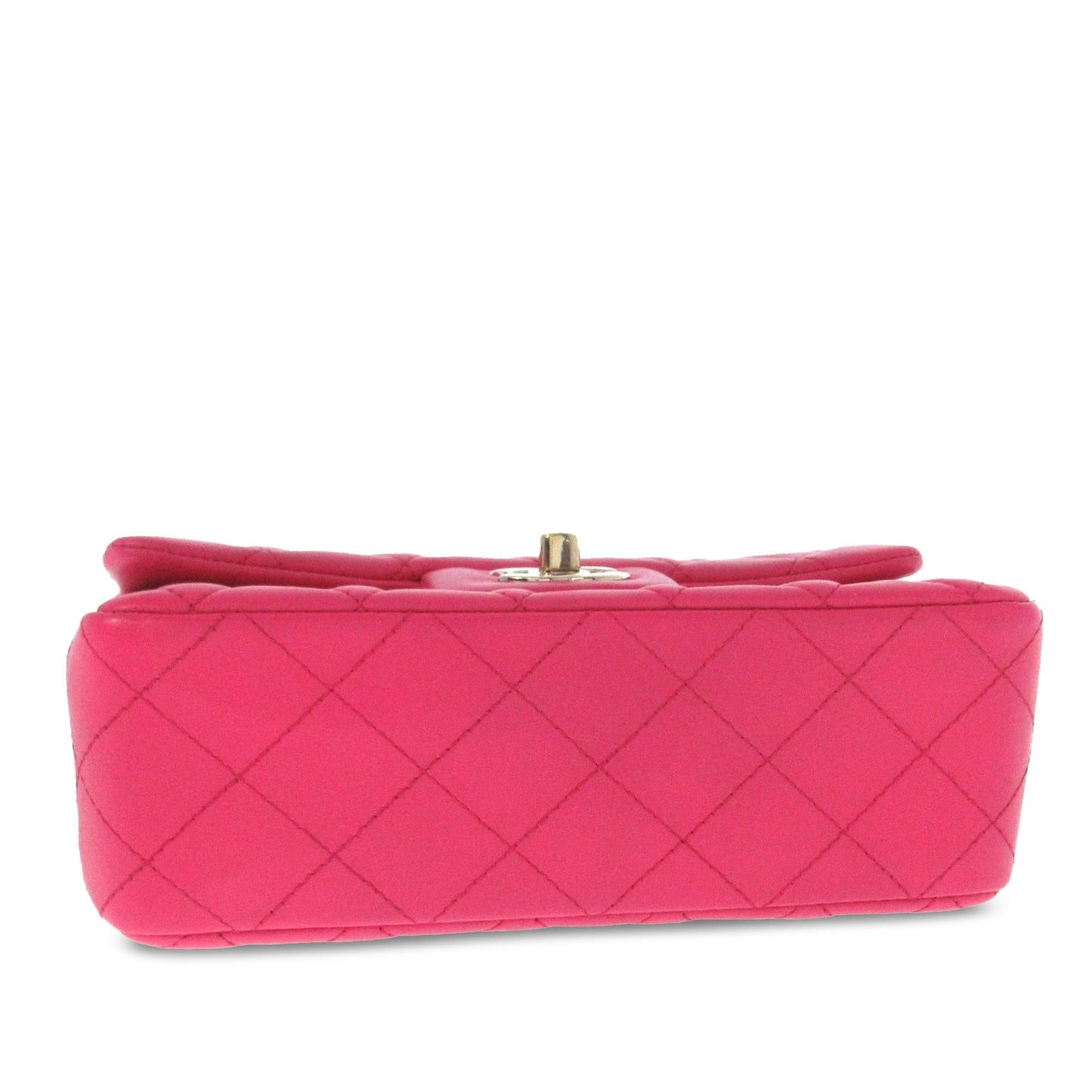 Chanel Mini Classic Lambskin Rectangular Single Flap (SHG-xTQk8y) Crossbody