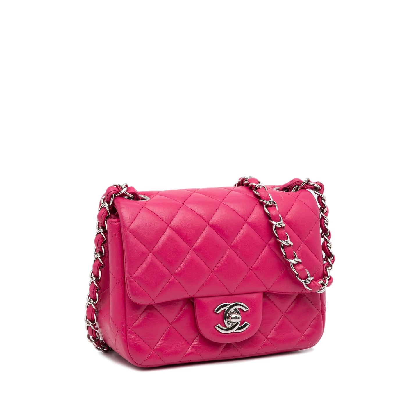 Chanel Mini Classic Lambskin Square Flap (SHG-7URREH)