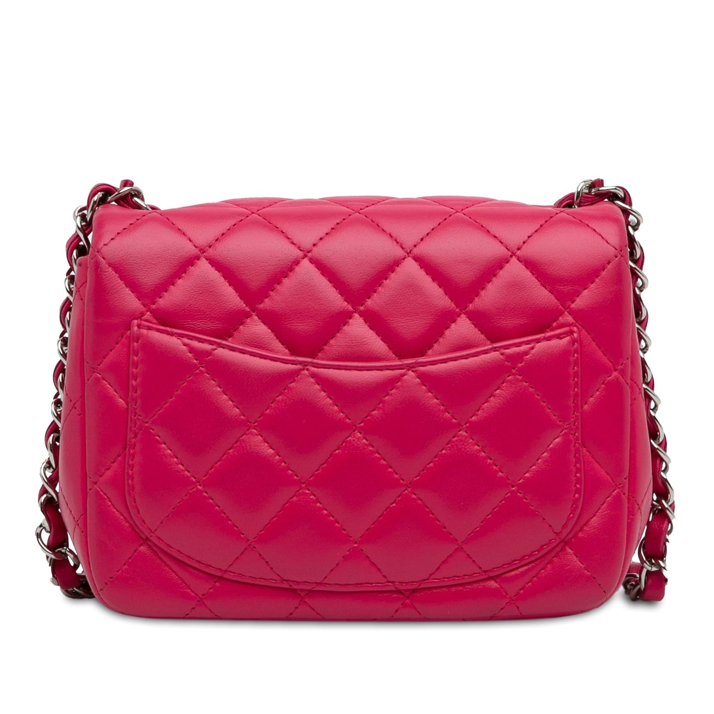 Chanel Mini Classic Lambskin Square Single Flap (SHG-w1g0FJ) Crossbody