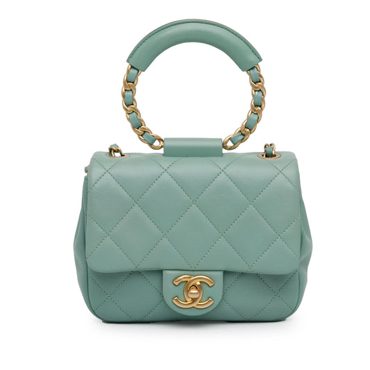 Chanel Mini Lambskin In The Loop Flap (SHG-YZnOKG) Shoulder Bag