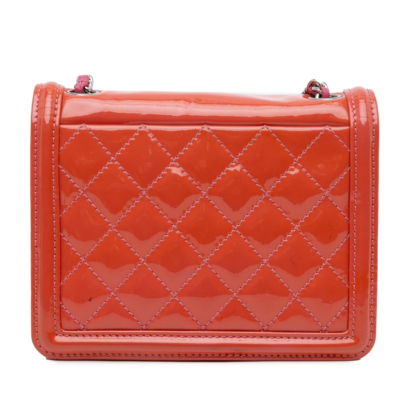 Chanel Mini Ombre Plexiglass and Patent Boy Brick Flap (SHG-ekVGPs) Crossbody