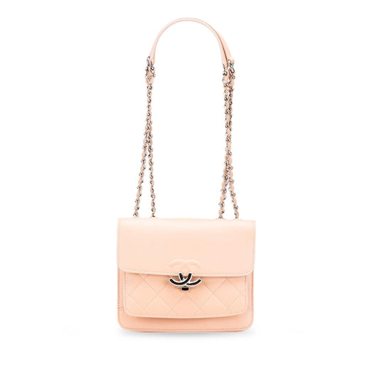 Chanel Mini Quilted Caviar CC Box Flap