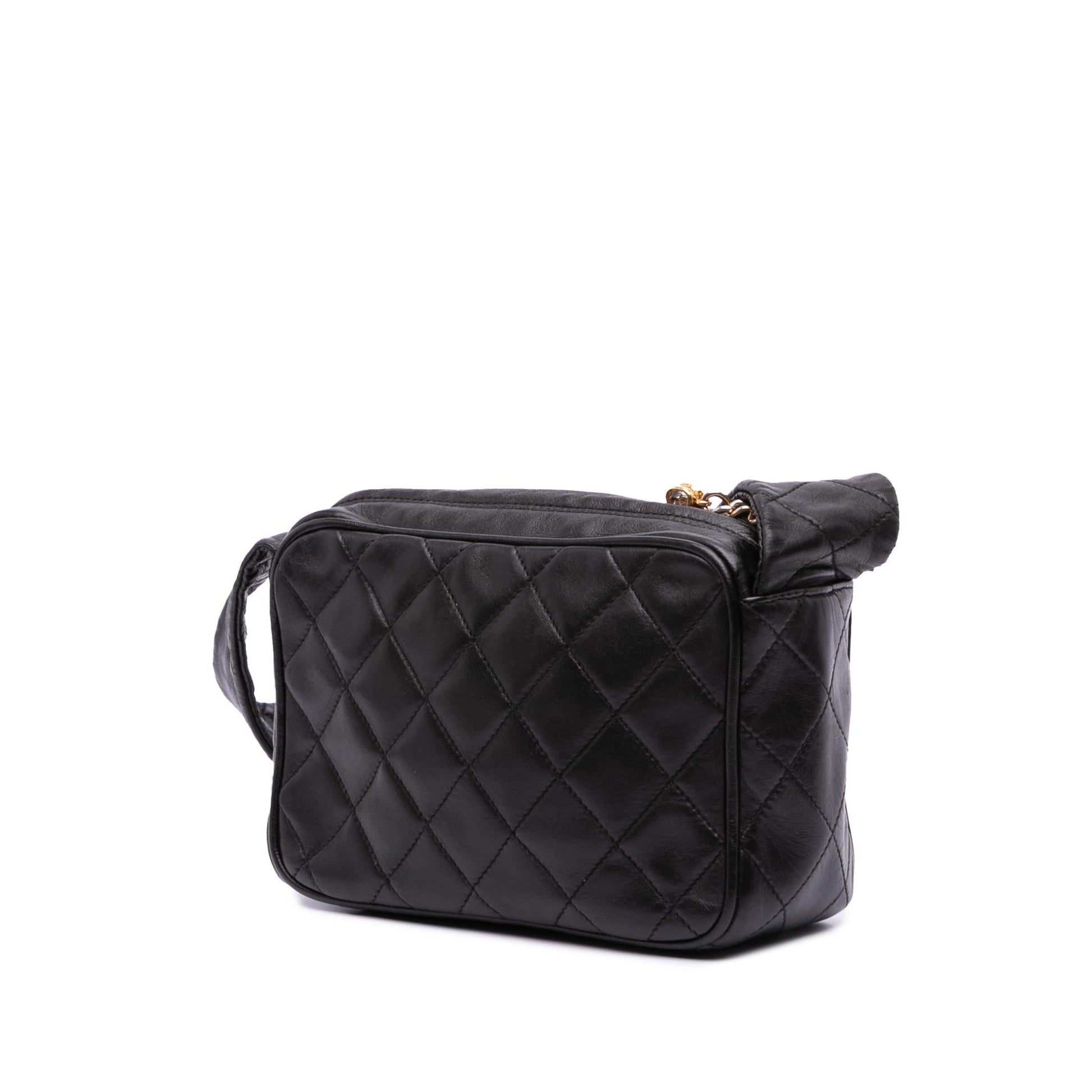 Chanel Mini Quilted Lambskin Camera Crossbody