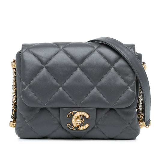Chanel Mini Quilted Lambskin Crush on Chains Flap