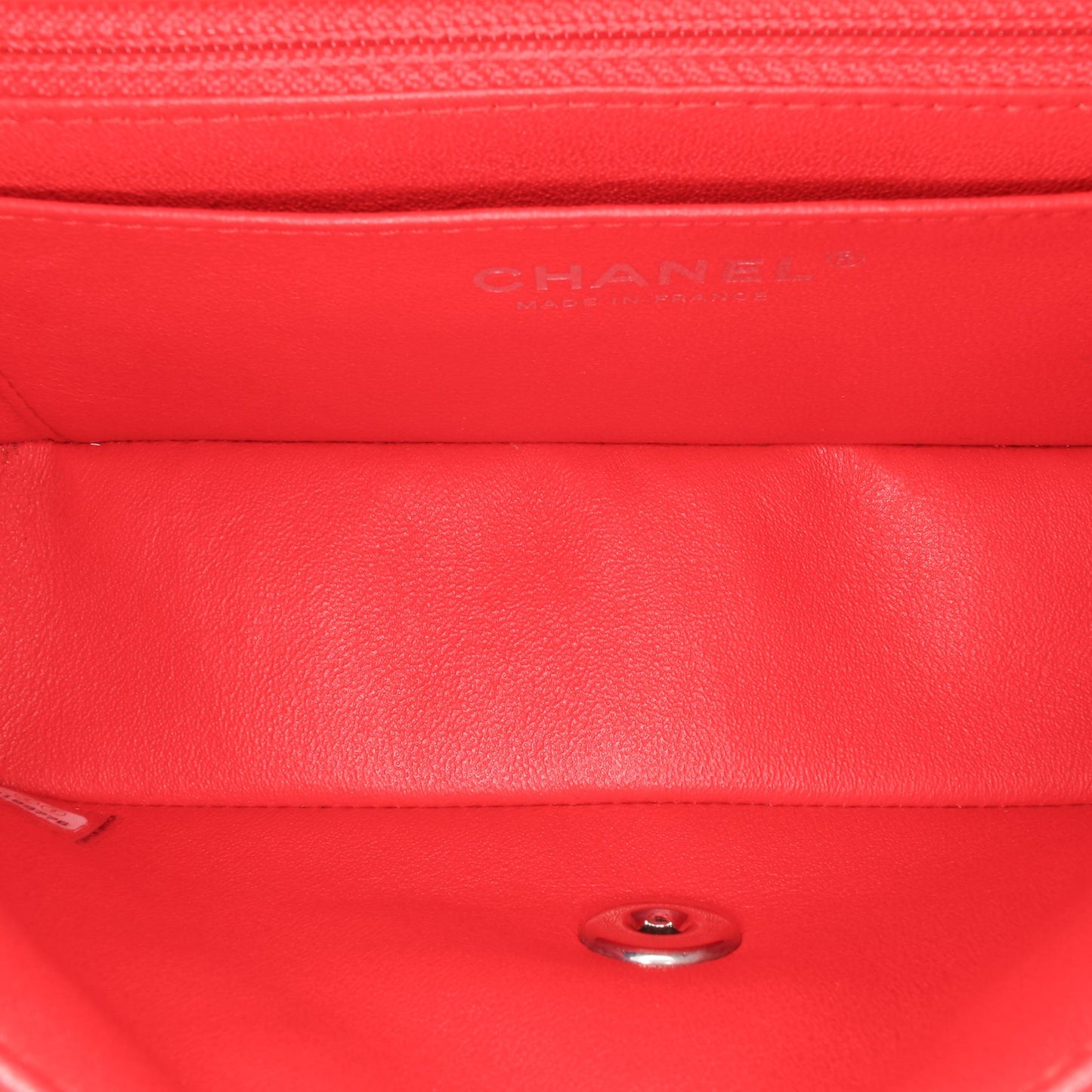 Chanel Mini Rectangular Bicolor Patent Single Flap