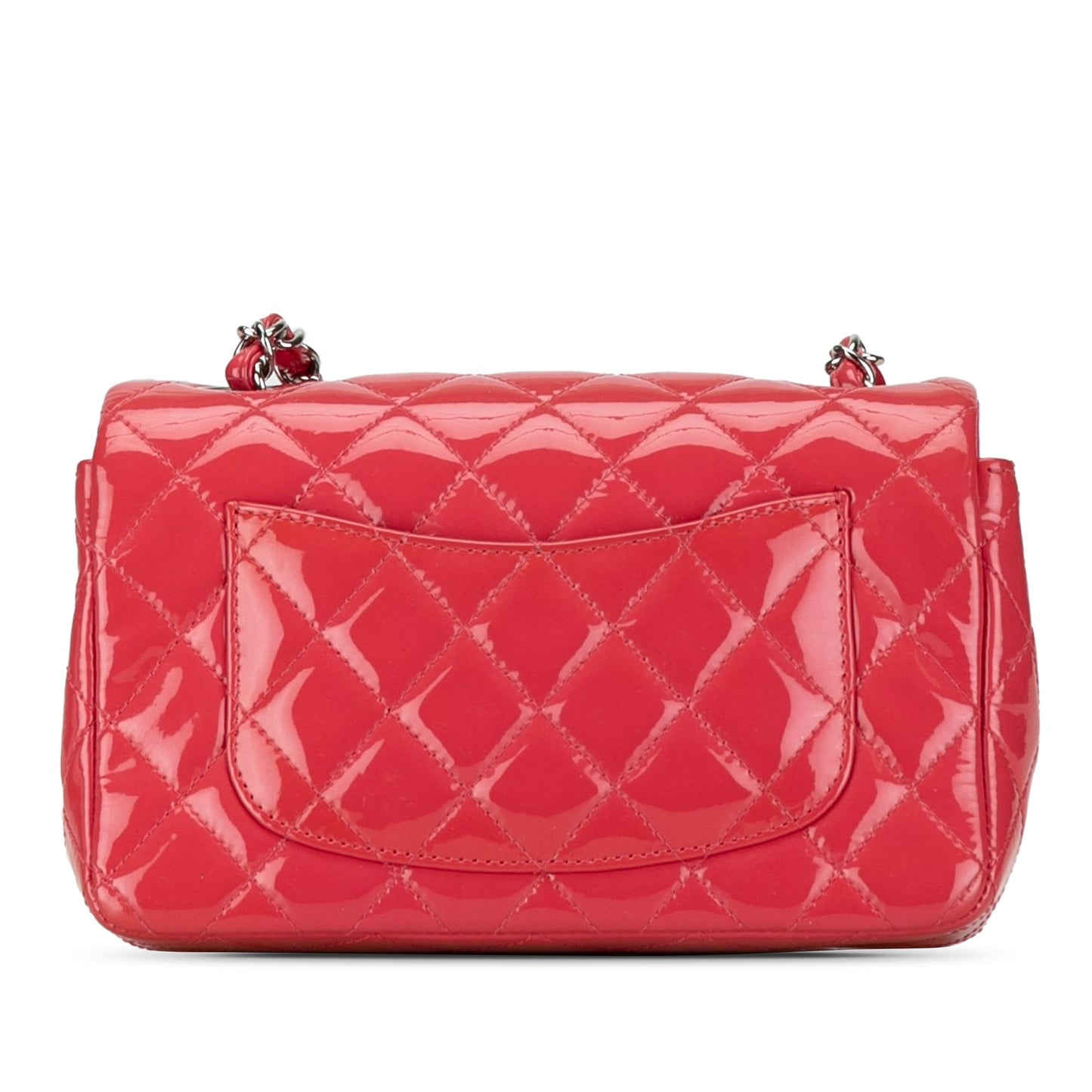 Chanel Mini Rectangular Classic Patent Single Flap (SHG-f5GKzQ) Crossbody