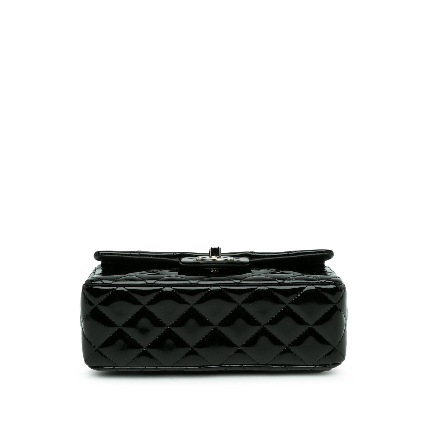 Chanel Mini Rectangular Classic Patent Single Flap (SHG-FyA2eh) Crossbody