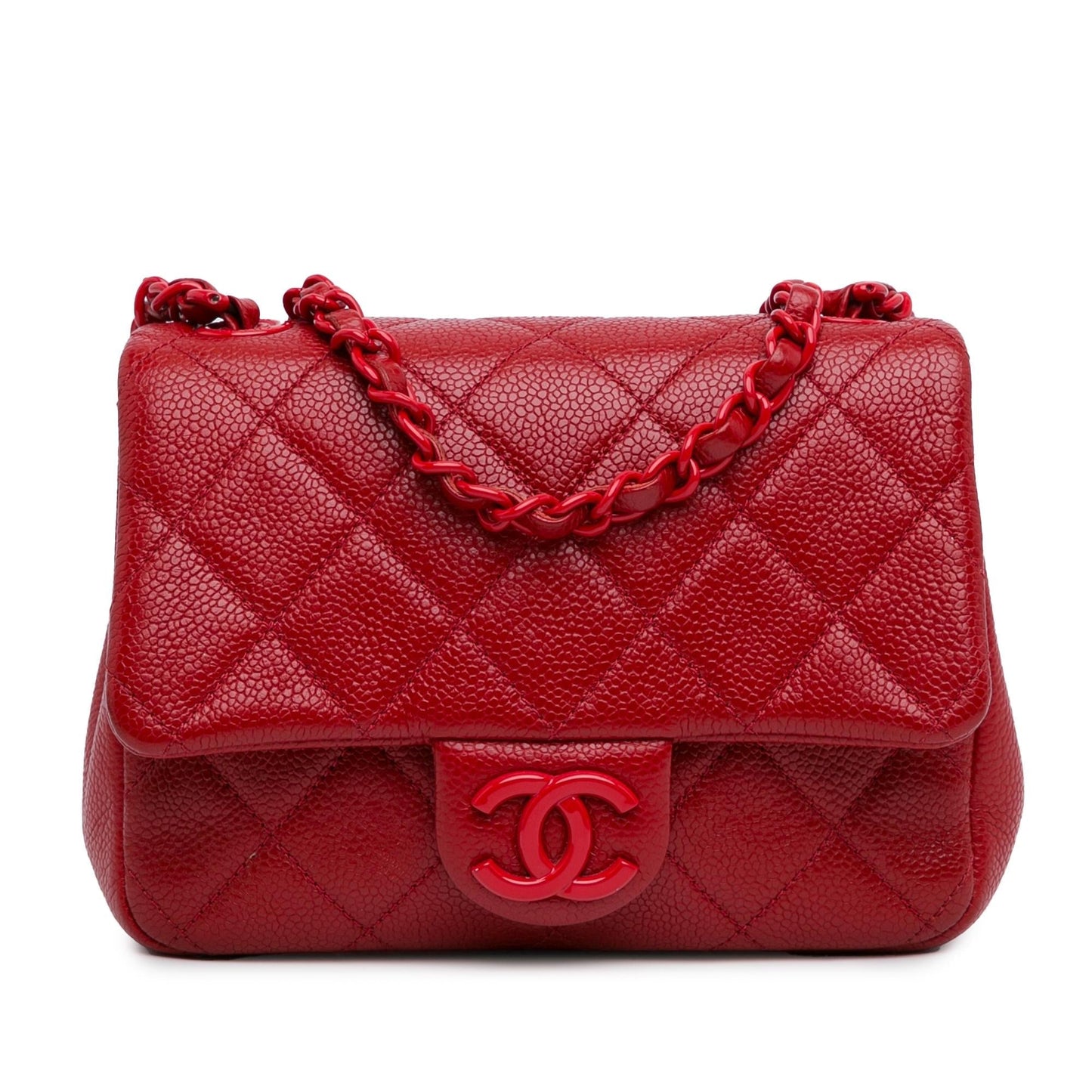 Chanel Mini Square Caviar Incognito Flap (SHG-FUMUNQ) Crossbody