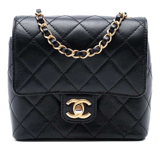 Chanel Mini Square Classic Goatskin Single Flap