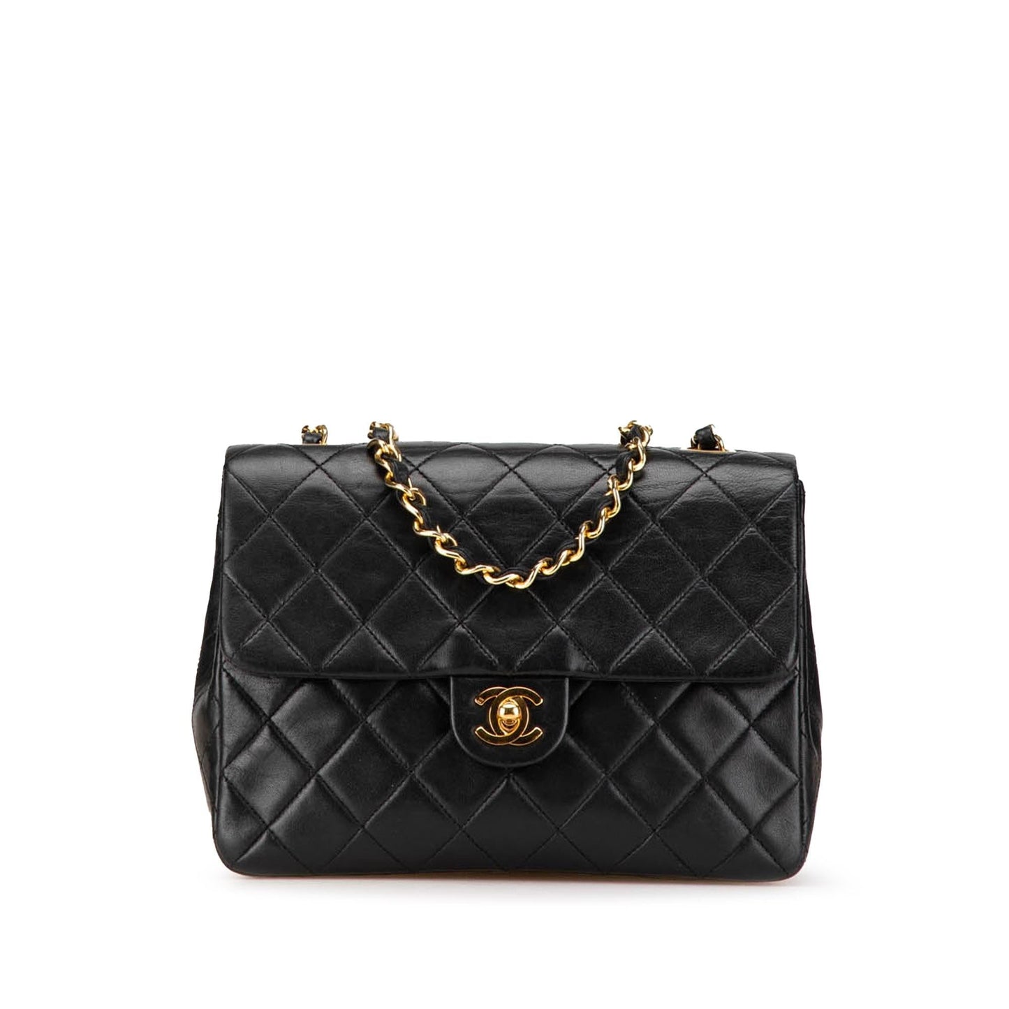 Chanel Mini Square Classic Lambskin Flap Crossbody