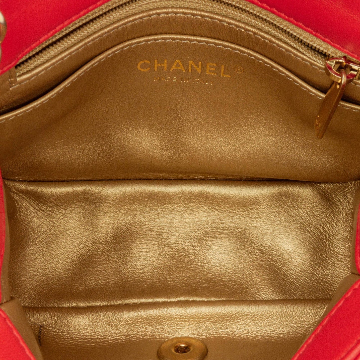Chanel Mini Square Classic Lambskin Pearl Crush Flap Crossbody