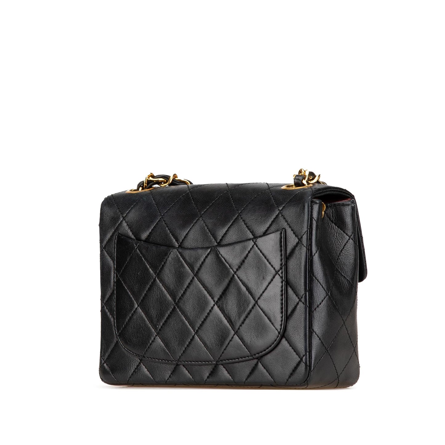 Chanel Mini Square Classic Lambskin Single Flap Crossbody
