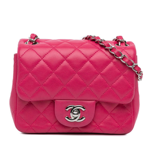 Chanel Mini Square Classic Lambskin Single Flap