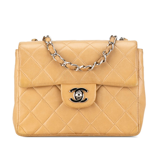 Chanel Mini Square Classic Lambskin Single Flap