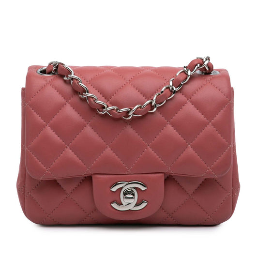 Chanel Mini Square Classic Lambskin Single Flap